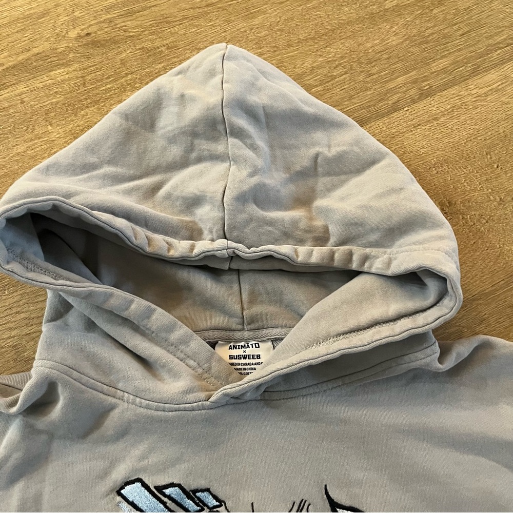 Rare Animato x Susweeb Saitama One Punch Man Anime Manga Hoodie Sweatshirt - Picture 4 of 9